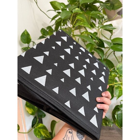 Black & White Triangle Fabric Storage Cube - Picture 9 of 10